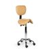 Ergonomische Hoge Zadelkruk Pro met Rugleuning - Beige