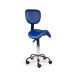 Ergonomische Zadelkruk Pro met Rugleuning - Blauw