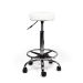 Ergonomische Hoge Tabouret Pro met Voetring - Wit