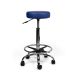 Ergonomische Hoge Tabouret Pro met Voetring - Blauw