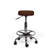 Ergonomische Tabouret Pro met Voetring - Bruin