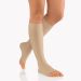 AktiVen Comfort Steunkousen (AD) Open Teenstuk Beige