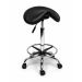 Ergonomische Hoge Zadelkruk Pro met Voetring - Zwart