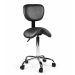 Ergonomische Zadelkruk Pro met Rugleuning - Zwart