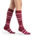 Sigvaris Microfiber Shades Steunkousen Dames Gestreept Roze