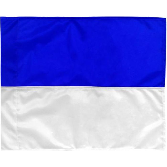 Sportec Hoekvlag - 30 mm - Blauw/Wit