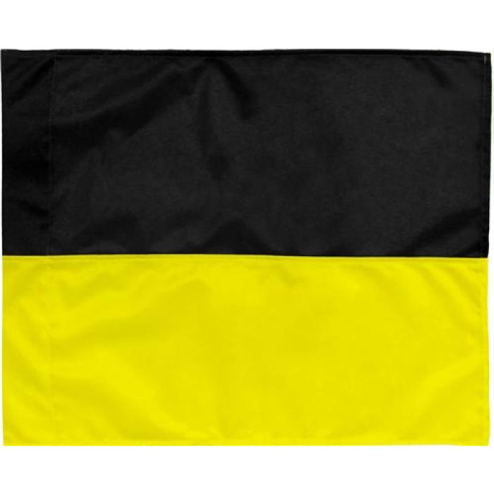 Sportec Hoekvlag - 30 mm - Geel/Zwart