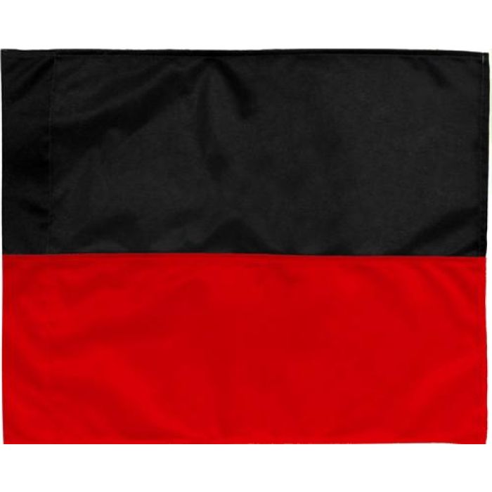 Sportec Hoekvlag - 30 mm - Rood/Zwart