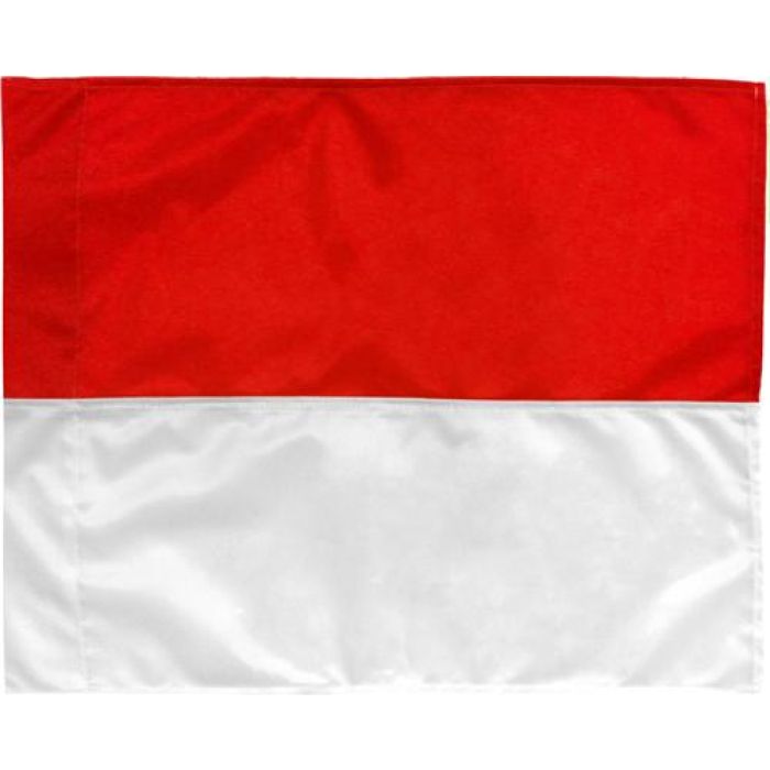 Sportec Hoekvlag - 30 mm - Rood/Wit