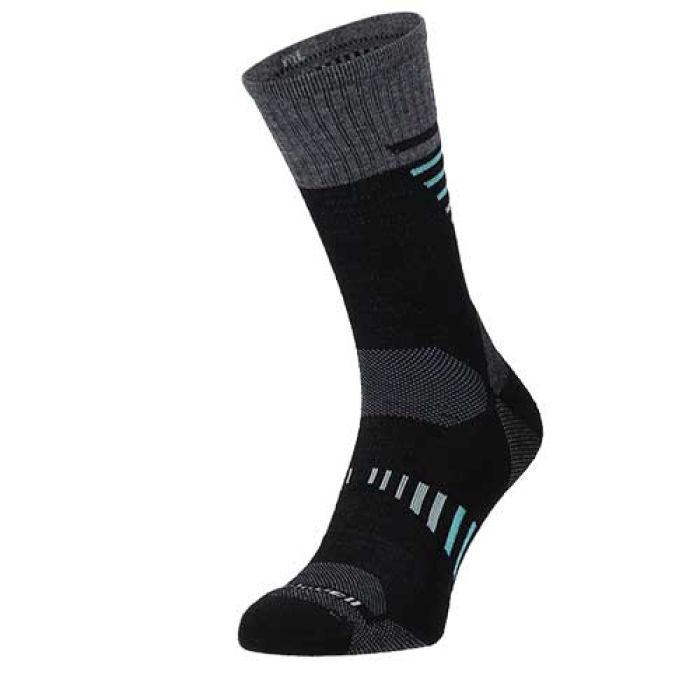 Ascend II Crew Dames wandelsokken Klasse 1 Black
