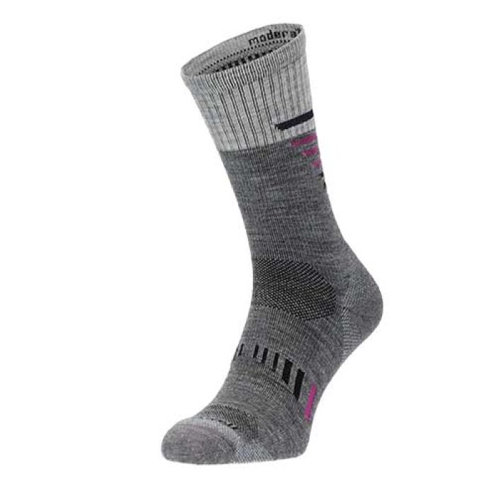 Sockwell Ascend II Crew Dames Wandelsokken Klasse 1 Grey