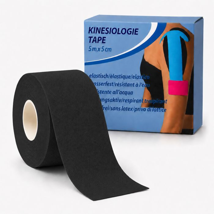 Dittmann Kinesio Tape 5m x 5cm - Zwart
