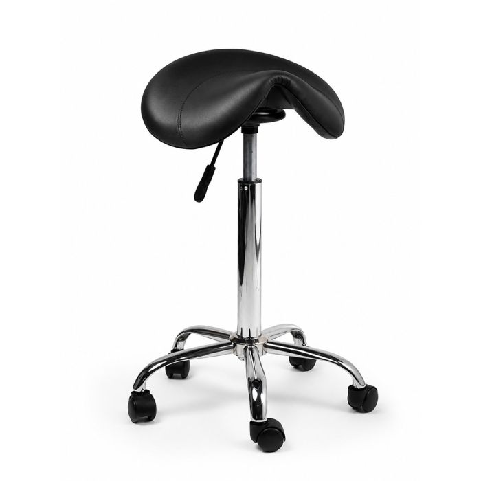 Ergonomische Hoge Zadelkruk Pro - Zwart