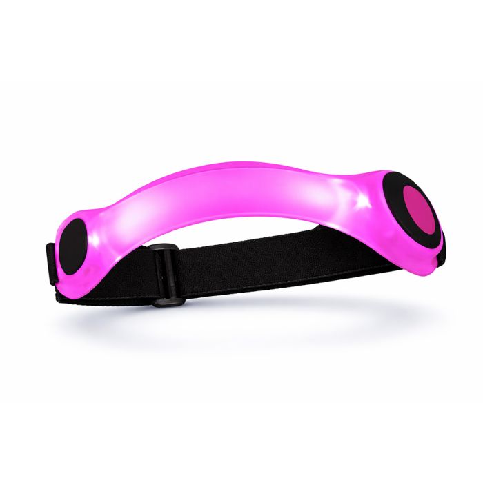 Joggy Safe Hardloop Verlichting Arm - Roze