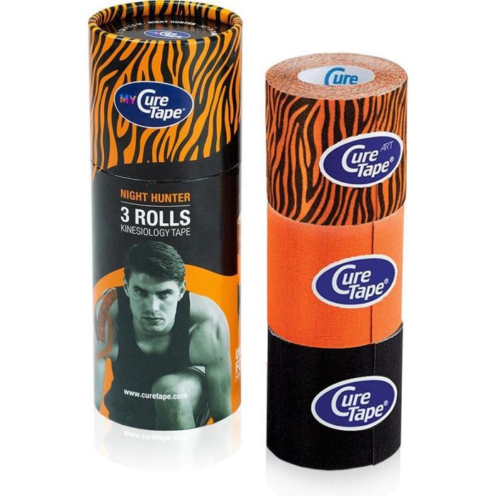 MyCureTape Classic - 3 rollen van 2,5m x 5cm - Night Hunter