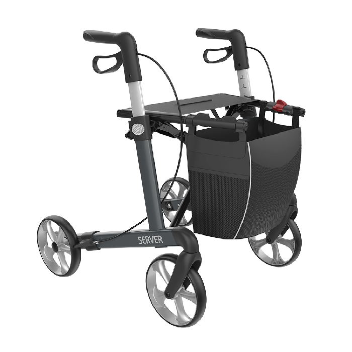 Rehasense Server Rollator Antraciet