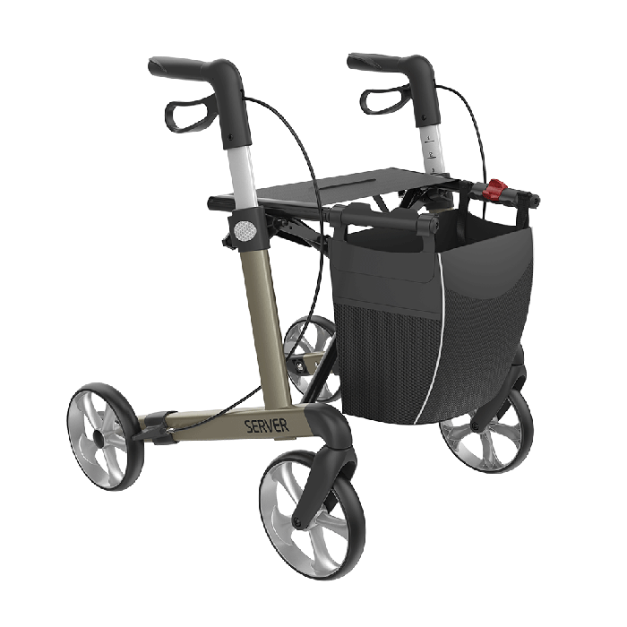 Rehasense Server Rollator Champagne