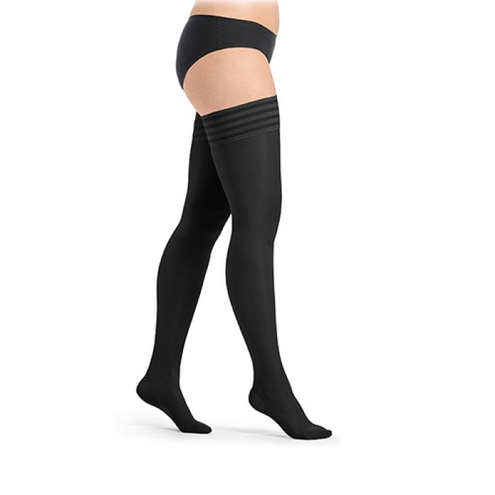 Sigvaris Delilah Hold Up Kousen 70 Denier Dames Zwart