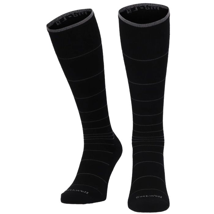 Sockwell Compressiekousen Circulator Heren Zwart Gestreept