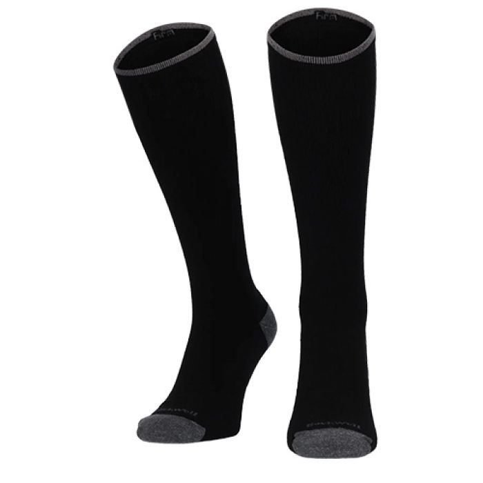 Sockwell Steunkousen Elevation Heren Zwart
