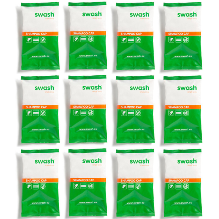 Swash Shampoo Cap Geparfumeerd Oranje - 12 stuks