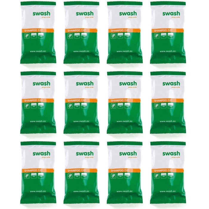 Swash Shampoo Cap Parfumvrij - 12 stuks