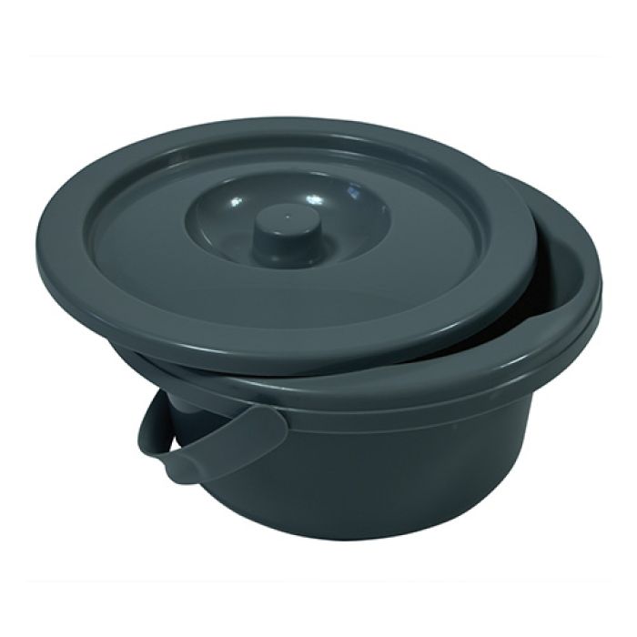 Toiletstoel / Postoel Emmer Grijs