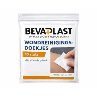 Bevaplast Steriele Wondreinigingsdoekjes - 10 stuks