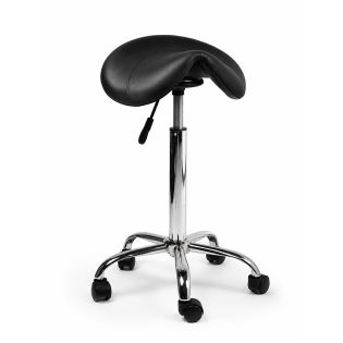 Ergonomische Hoge Zadelkruk Pro - Zwart