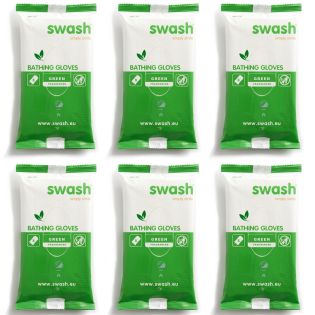 Swash Washandjes Geparfumeerd Groen - 6 x 8 Stuks