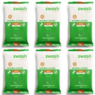 Swash Washandjes Geparfumeerd Oranje - 6 x 5 Stuks