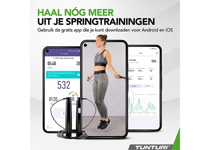Tunturi Springtouw met Display
