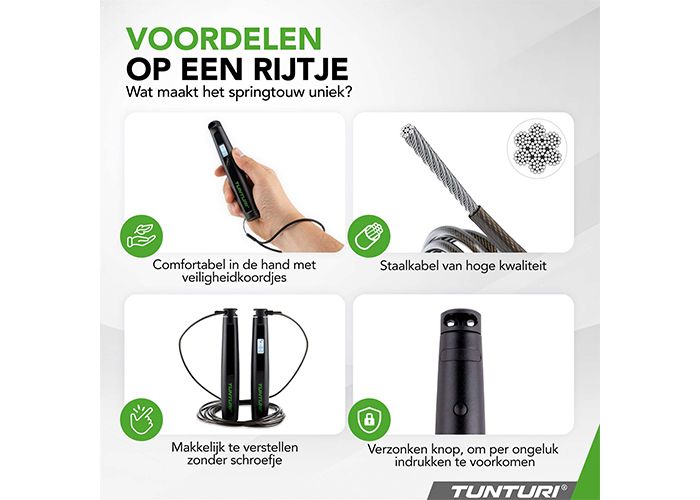 Tunturi Springtouw met Display