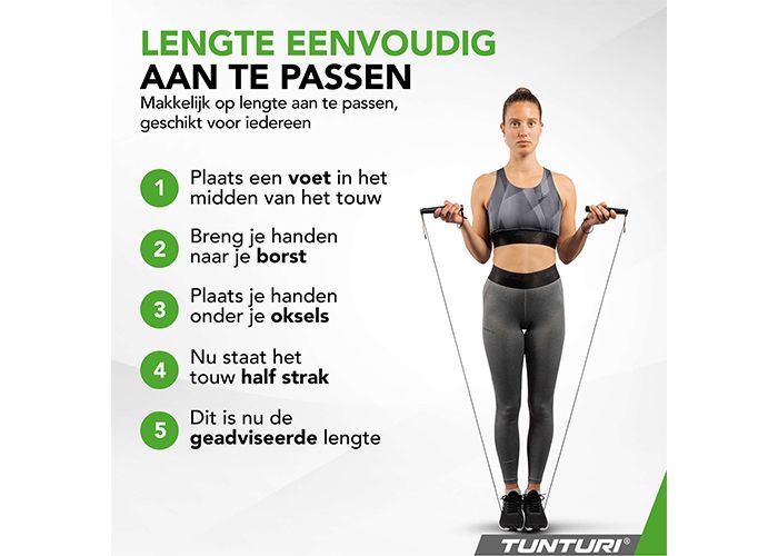 Tunturi Springtouw met Display