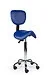 Ergonomische Hoge Zadelkruk Pro met Rugleuning - Blauw