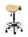 Ergonomische Hoge Zadelkruk Pro met Voetring - Beige