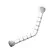 Etac Handy wandbeugel 40 cm gebogen