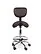 Ergonomische Zadelkruk Pro met Rugleuning en Voetring - Bruin