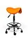 Ergonomische Zadelkruk Pro met Voetring - Oranje