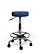 Ergonomische Tabouret Pro met Voetring - Blauw