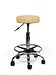 Ergonomische Tabouret Pro met Voetring - Beige