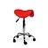 Ergonomische Zadelkruk Pro - Rood
