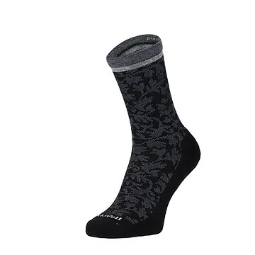 Sockwell Hielspoor sok Plantar Cush Crew Vrouw Zwart