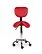 Ergonomische Zadelkruk Pro met Rugleuning - Rood