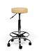 Ergonomische Hoge Tabouret Pro met Voetring - Beige